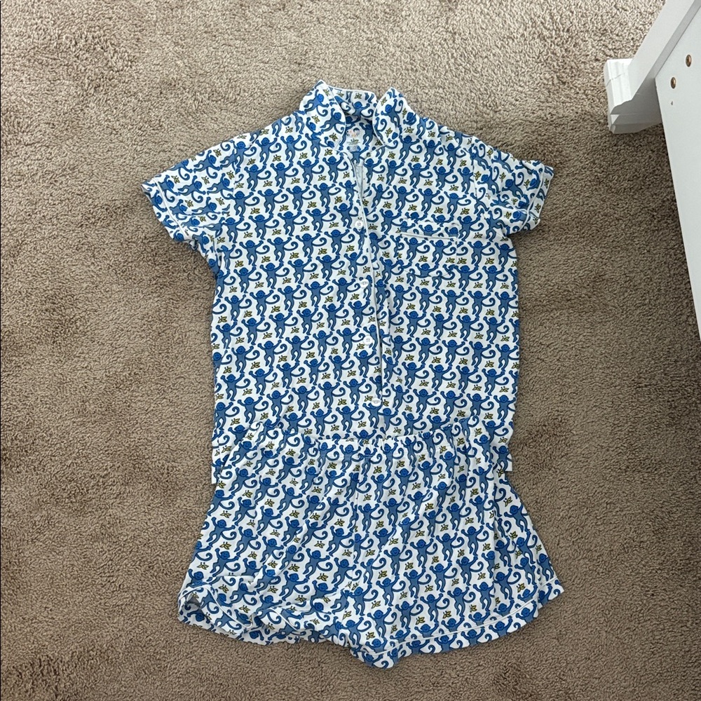 Monkey Polo Pajama Set